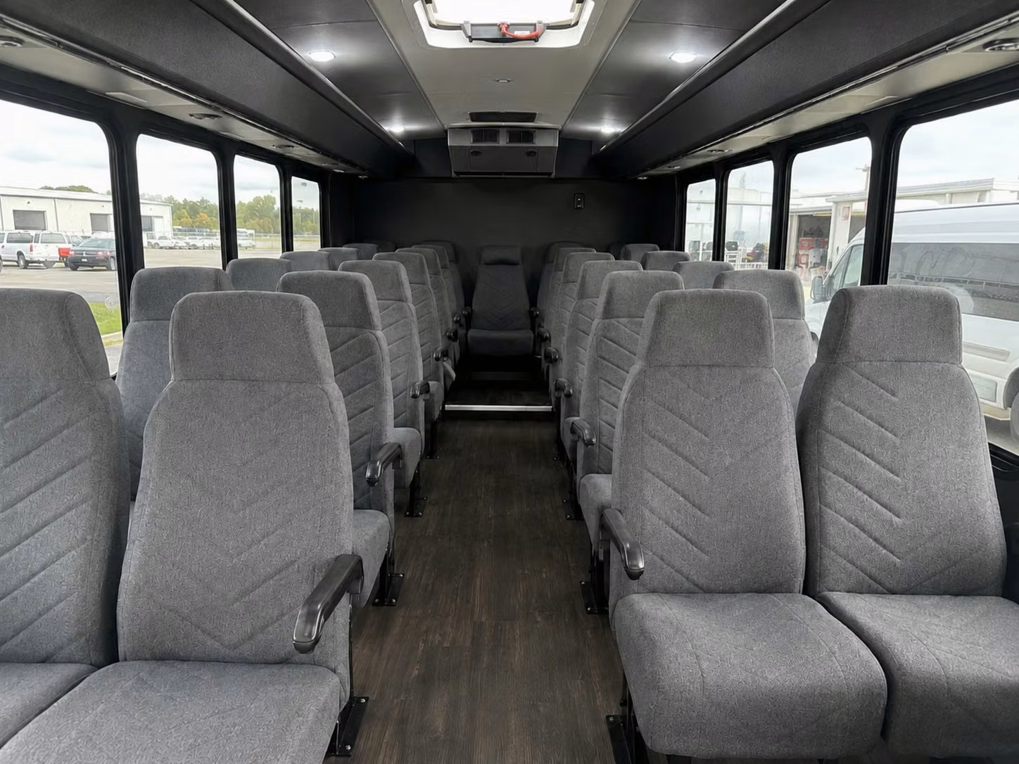 15 passenger minibus inside