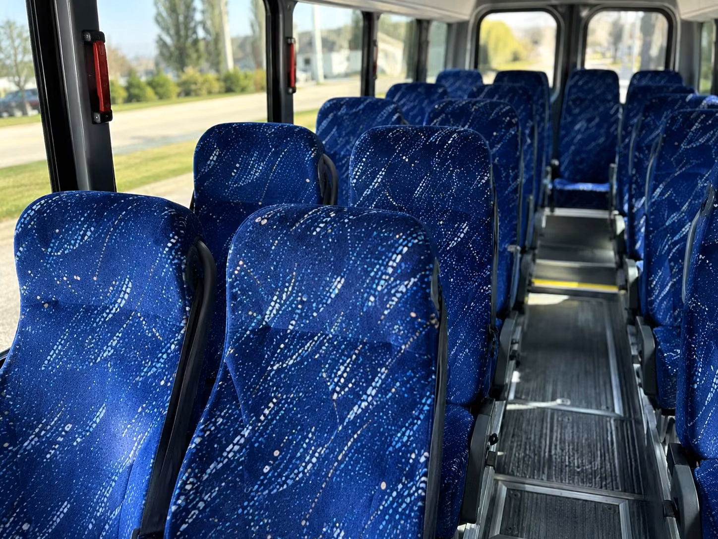 15 passenger minibus interior