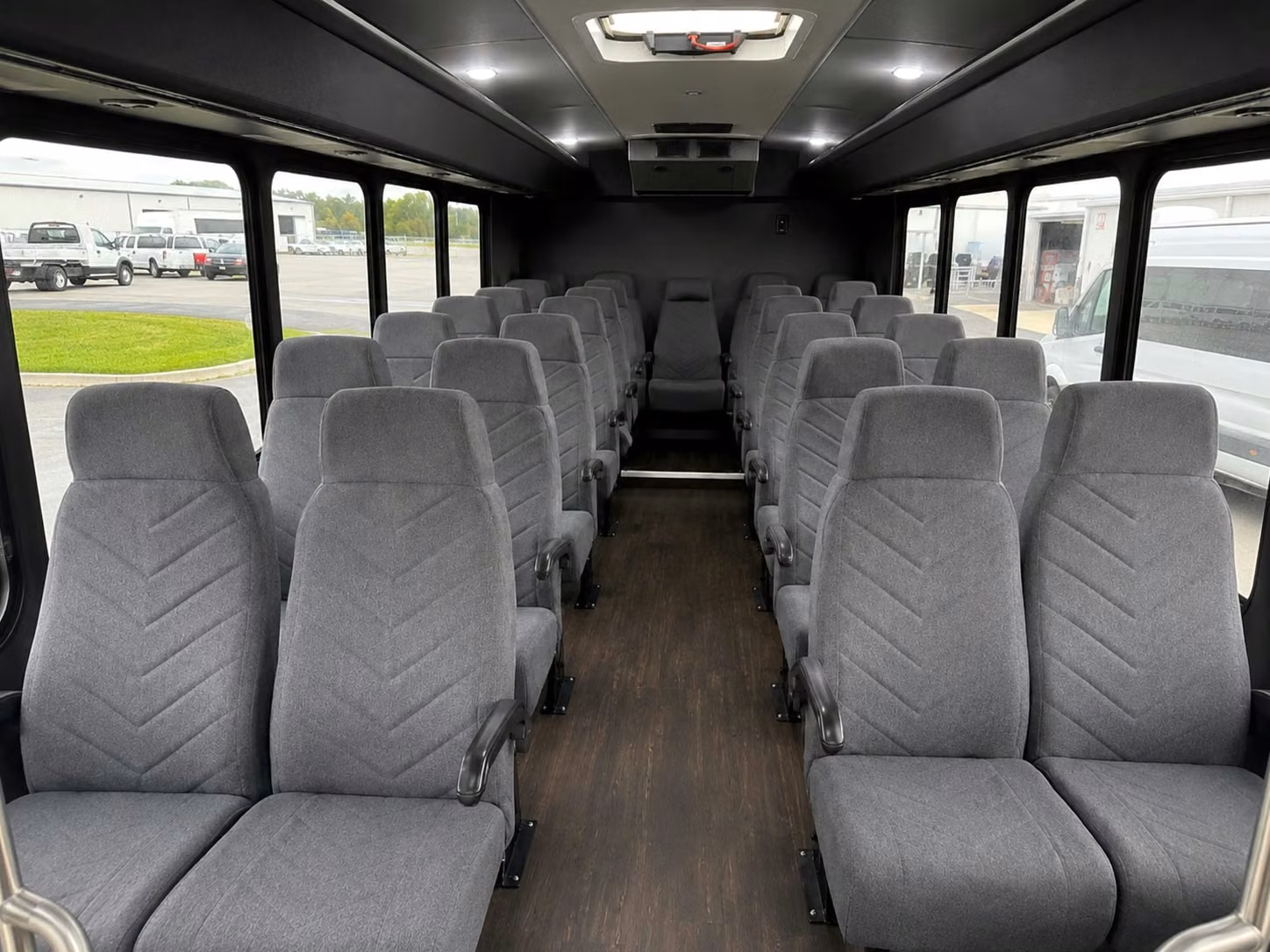 18 passenger minibus inside