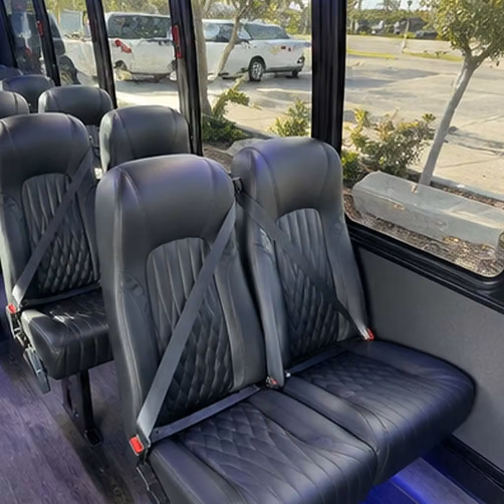 30 passenger minibus interior