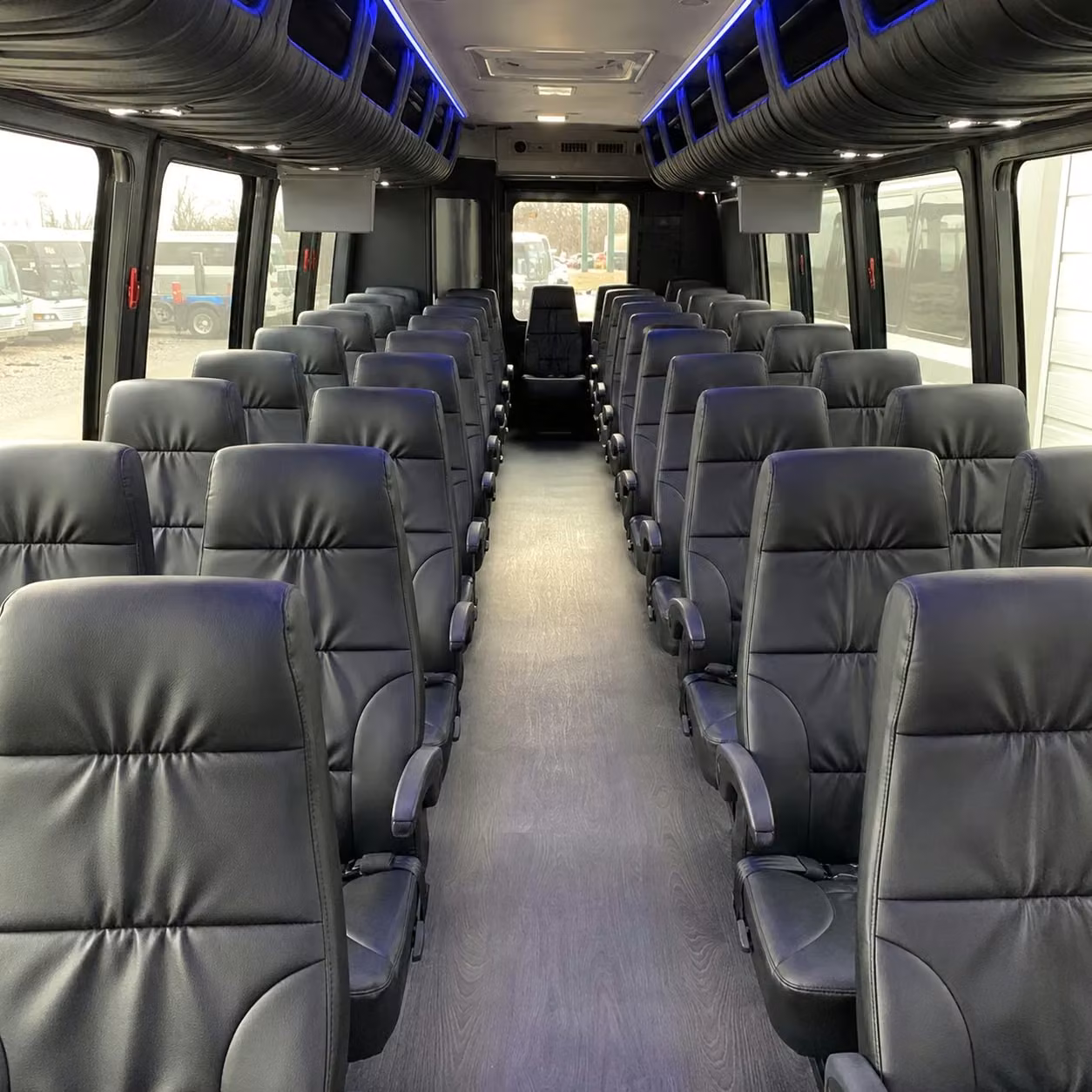 35 passenger minibus inside