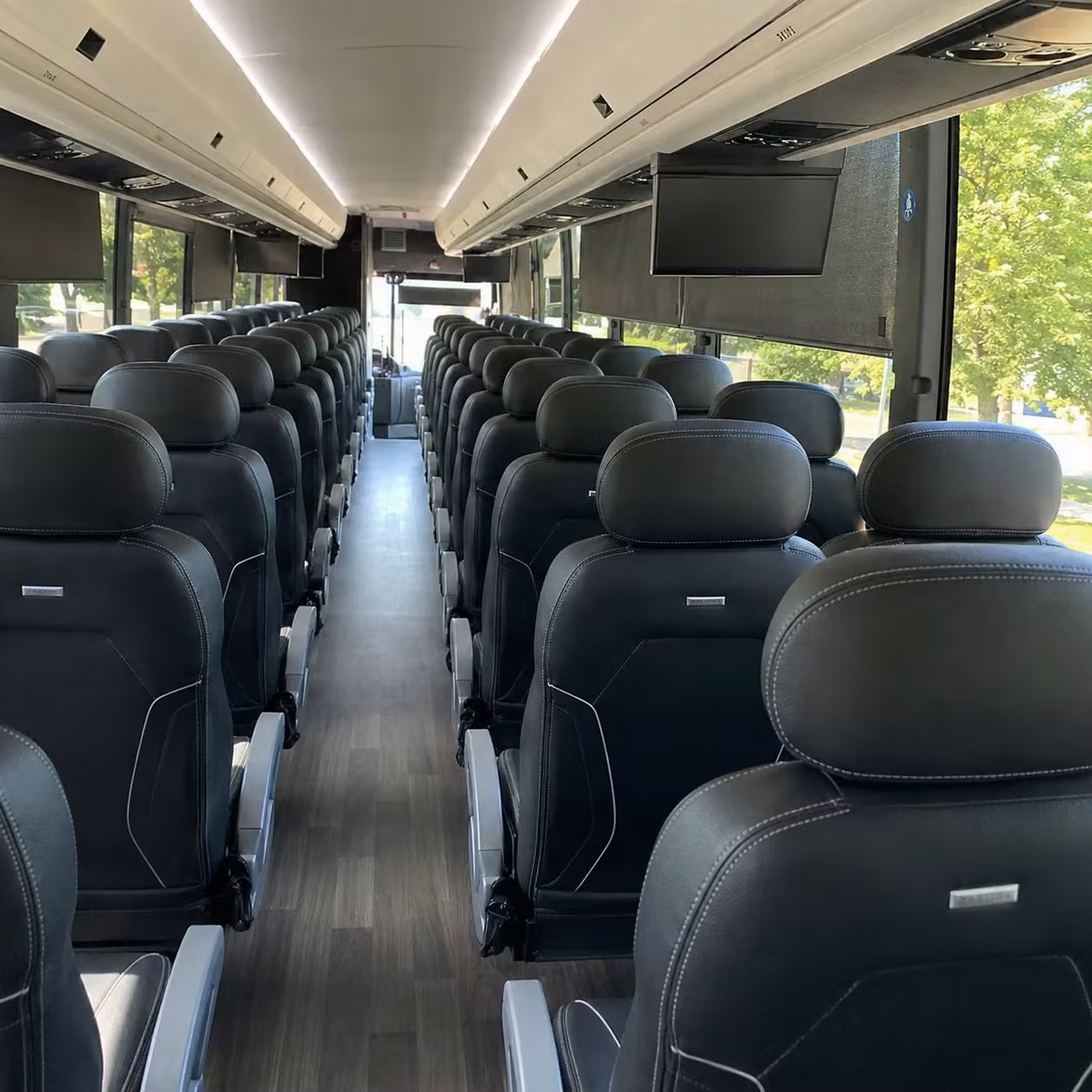 honolulu charter bus rental interior