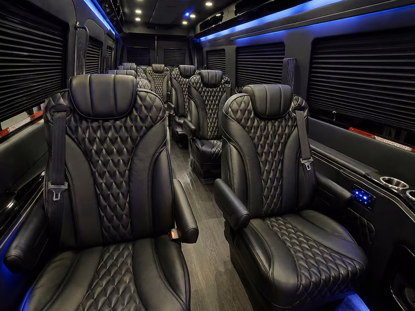 sprinter van with driver interior